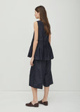 Washed Silk Taffeta Top