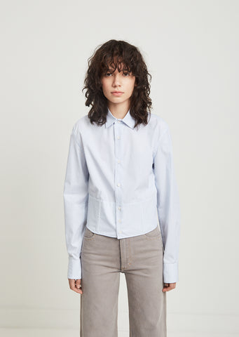 Boned Button Down Shirt