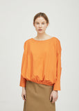 Cotton Boatneck Blouse
