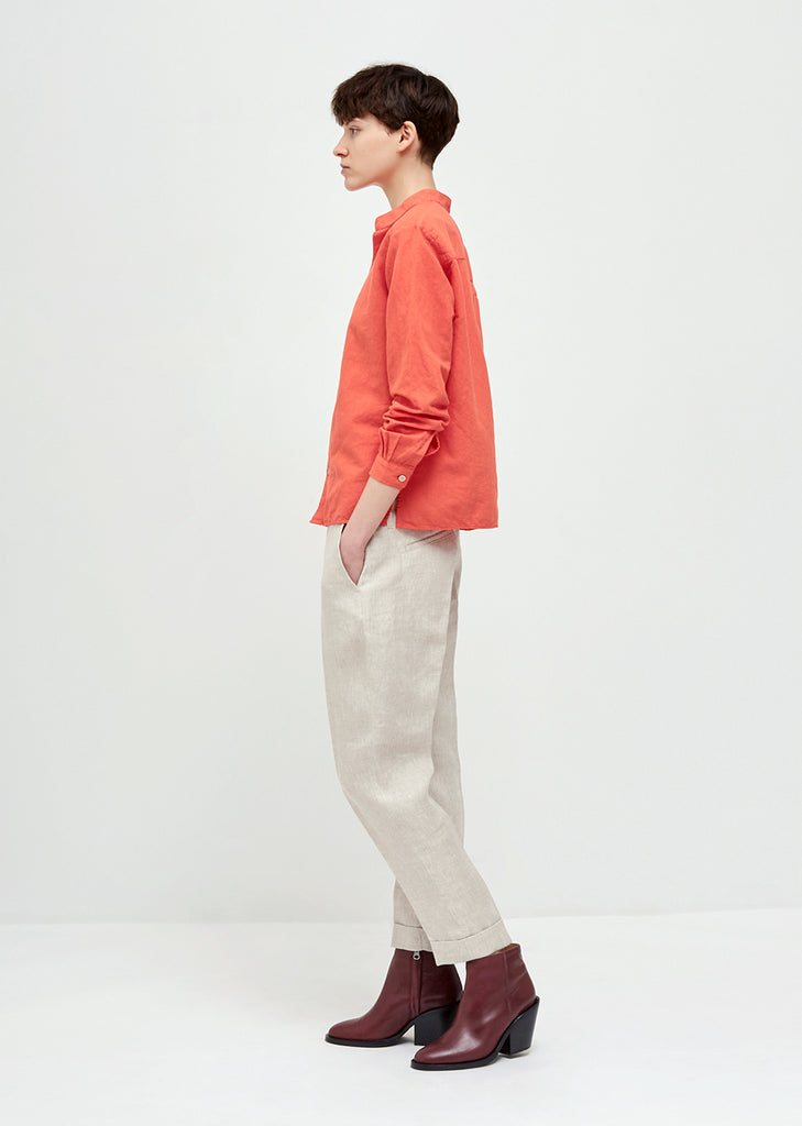 Daze Collarless Shirt