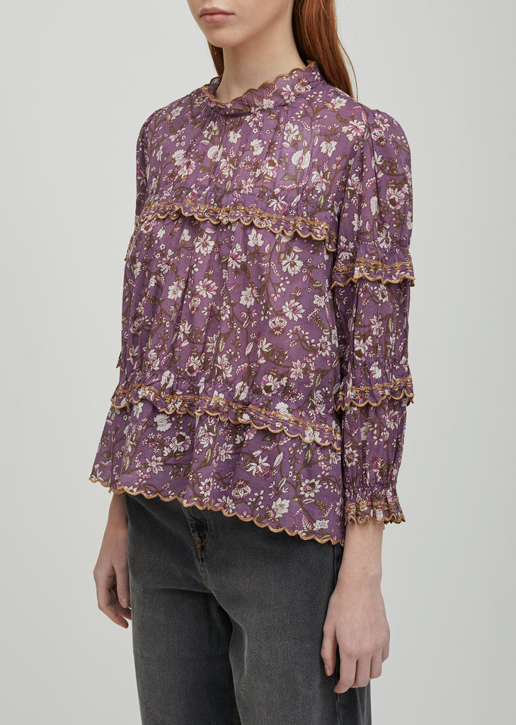 Moxley Embroidered Top