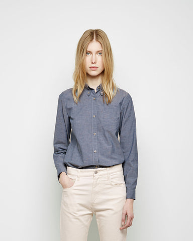 Fabrice Single Pocket Chambray Shirt