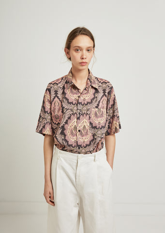 Iggy Print Button Up Shirt