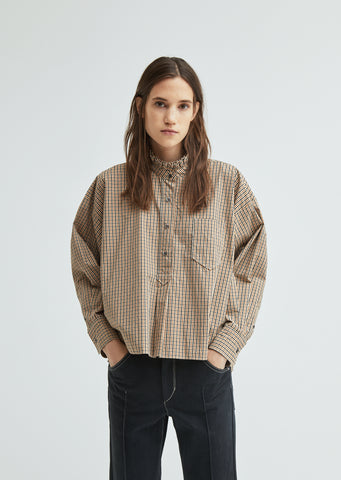 Olena Ruffle Neck Blouse