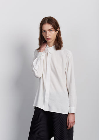 Pleats Stole Shirt