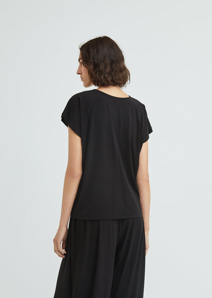 Drape Jersey Short Sleeve Top by Issey Miyake- La Garçonne