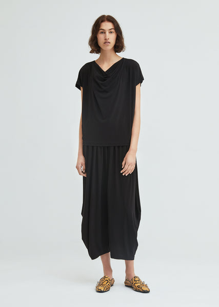 Drape Jersey Short Sleeve Top by Issey Miyake- La Garçonne