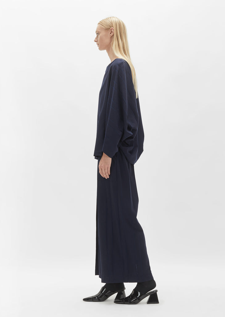 Parallel Jersey Wide Leg Pant