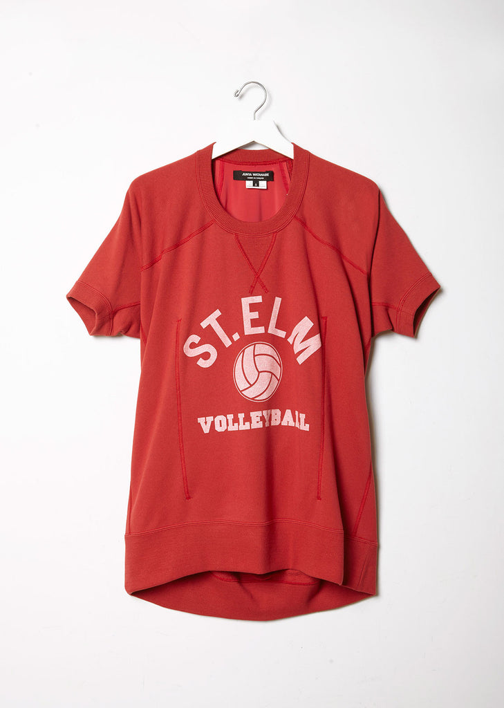 Cotton Loopback Print Tee