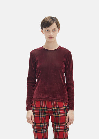 Velvet Long Sleeve Tee