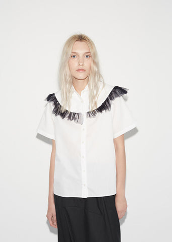 Taffeta Trim Shirt