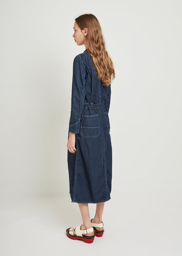 Denim All In One Dress