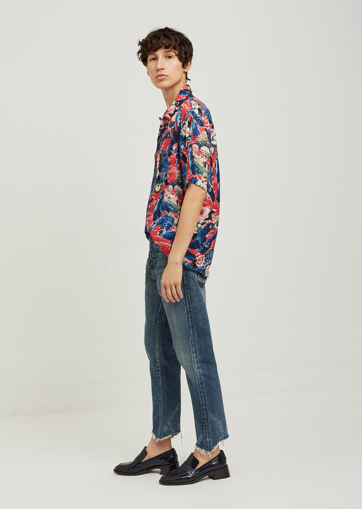 Crash Print Aloha Shirt