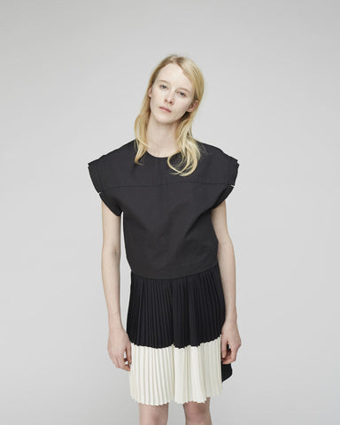 Cotton Canvas Crop Top