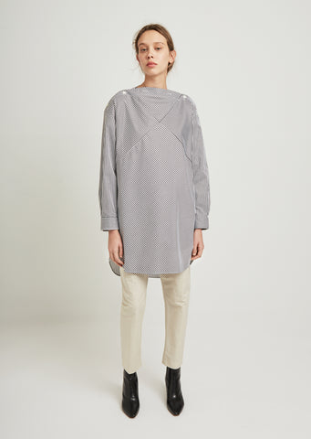 Asymmetric Open Shoulder Shirt