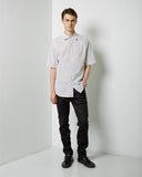 Short Sleeve Printed Polo Neck Shirt