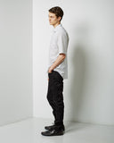 Short Sleeve Printed Polo Neck Shirt