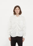 Ruched Poplin Shirt
