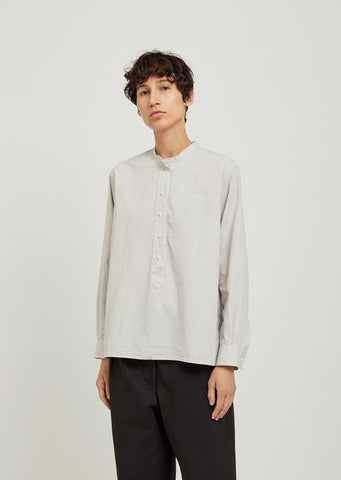 Stripe Swing Cotton Shirt