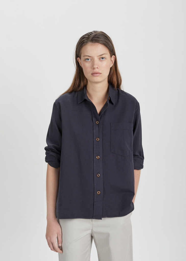 Cotton Twill Pocket Shirt