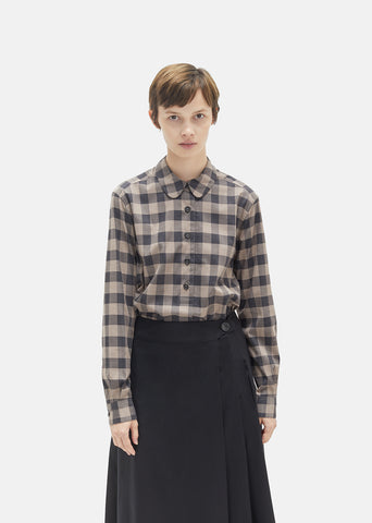 Large Gingham Cotton Shirt
