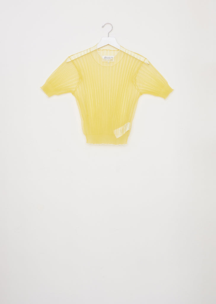 Gauge 18 Tulle Short Sleeve Top