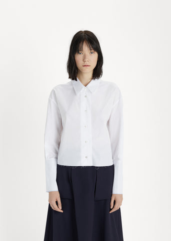 Cotton Tuxedo Cuff Shirt