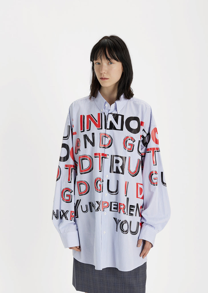 Striped Graphic Shirt