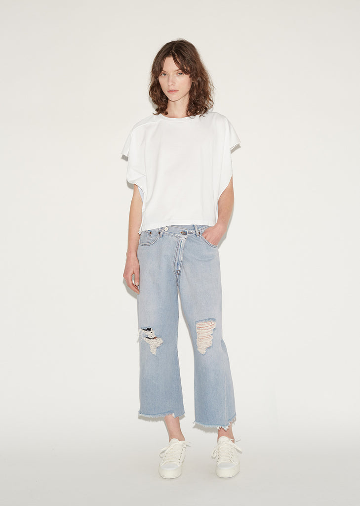 Bleached Destroyed Jeans