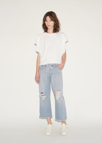 Bleached Destroyed Jeans