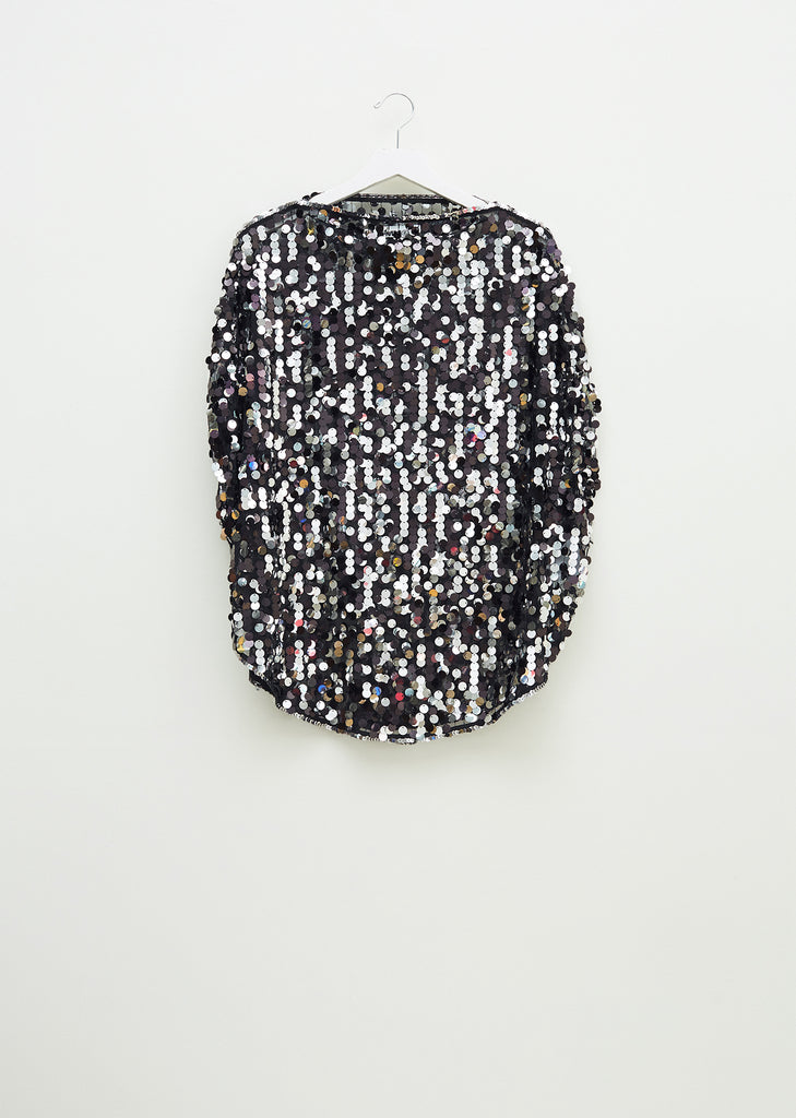 Sleeveless Paillettes Top