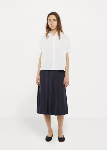 PLEATED WRAP SKIRT