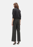 Wool Tricotine Wide Leg Pant