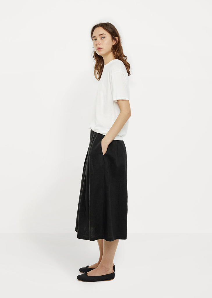 Linen Tuck Skirt