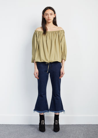 Classic Cropped Denim Capris