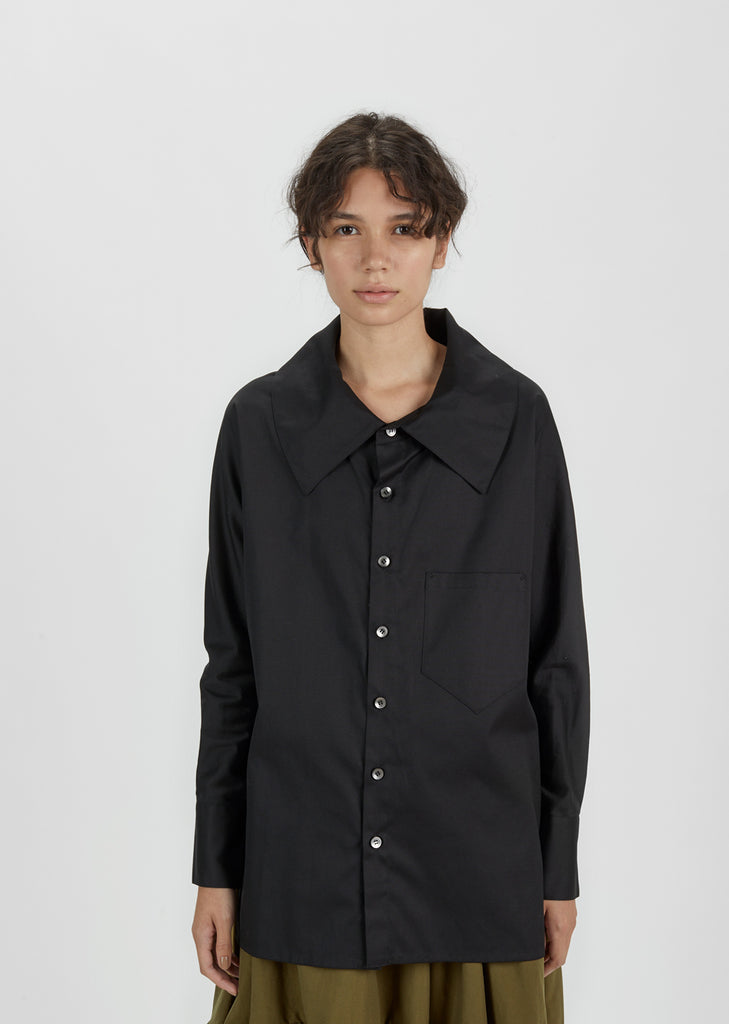 Dolman Sleeve Cotton Shirt