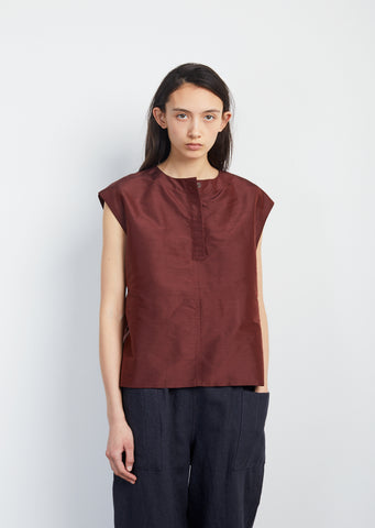 Baba Silk Taffeta Top