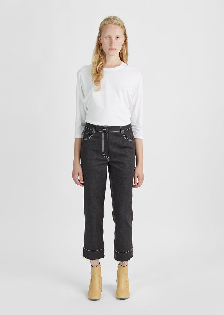 Straight Cropped Jeans