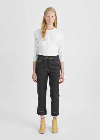 Straight Cropped Jeans