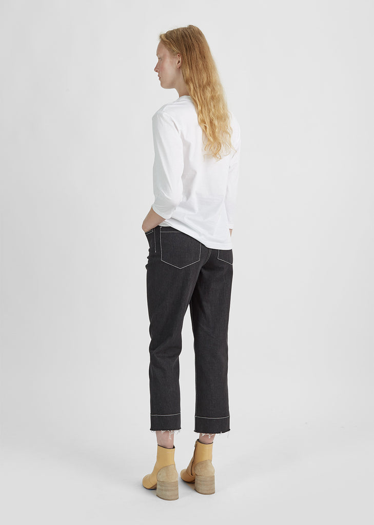 Straight Cropped Jeans