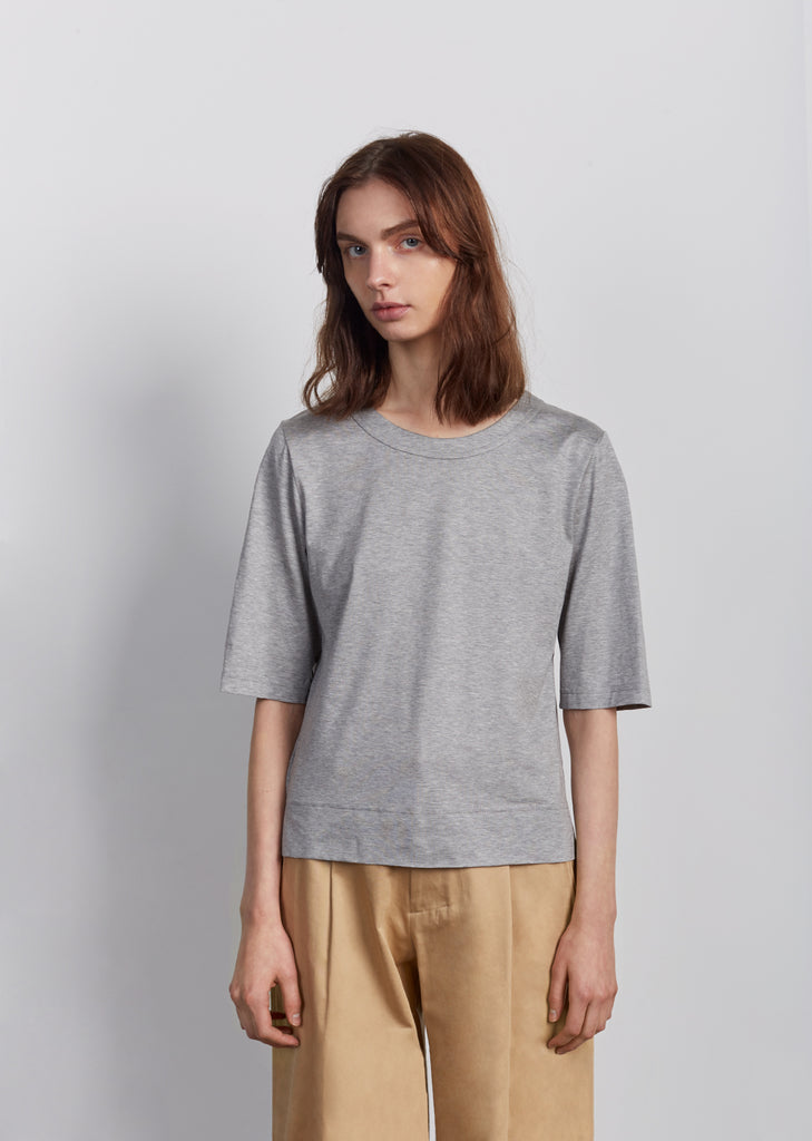 Jersey Cotton Scoopneck Tee