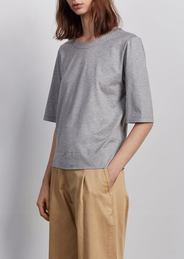 Jersey Cotton Scoopneck Tee