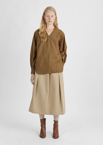 Cotton Poplin Blouse
