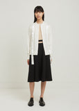 Rib Knit Tape Ribbon Cardigan