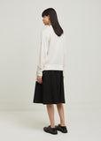 Rib Knit Tape Ribbon Cardigan