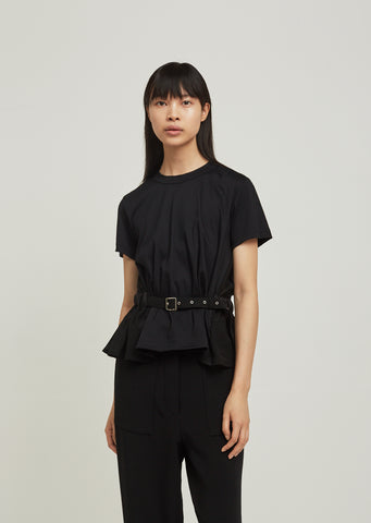 Cotton Blend Georgette Tee