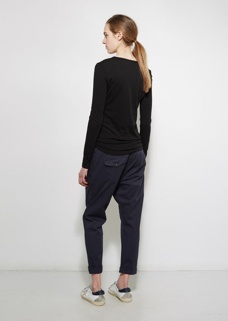 Long Sleeve Shirttail Tee