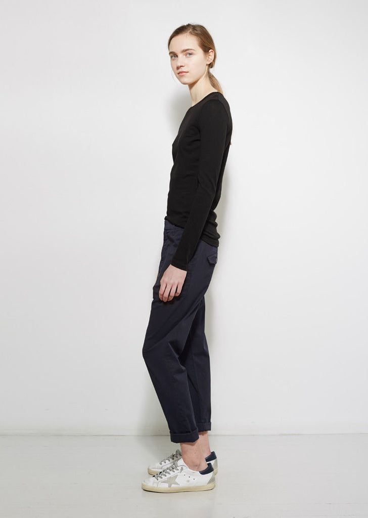 Long Sleeve Shirttail Tee