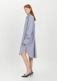 Polar Cotton Stripe Shirtdress