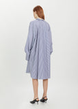 Polar Cotton Stripe Shirtdress